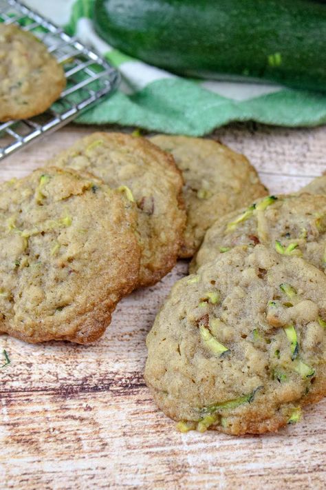 Zucchini Cookies Zucchini Oatmeal Cookies, Zucchini Cookie Recipes, Zucchini Cookies, Silicone Baking Sheet, Cake Mug, Just A Pinch Recipes, Chocolate Covered Cherries, Free Fruit, Baked Vegetables