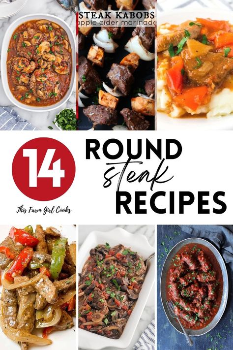 Bbq Round Steak Recipes, Recipes Using Bottom Round Steak, Recipes Using Round Steak Meat, Round Stake Recipes, Boneless Round Steak Recipes, What To Make With Round Steak, Healthy Round Steak Recipes, Bottom Round Steak Recipes Instant Pot, Inside Round Steak Recipes