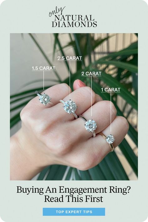 Engagement Ring Luxury, Engagement Ring Shopping, Diamond Carat Size, Cute Engagement Rings, Future Engagement Rings, Dream Wedding Ideas Dresses, Natural Diamond Ring, Dream Engagement, Dream Engagement Rings