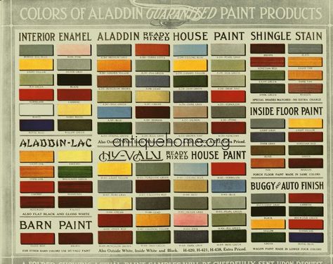 historic bungalow colors ~ vintage palette, 1910-1920  Source: Aladdin Homecraft Marketplace, antiquehome.org. 1916 historic bungalow colors and suggestions for color schemes for homes circa 1910 - 1920.    ...BTW,Please Check this out:  http://artcaffeine.imobileappsys.com Historic Bungalow, Craftsman Colors, Bold Bohemian, Oak Trim, Craftsman Bungalow, Bohemian Rugs, Bungalow Homes, Flickr Com, Gypsum Board