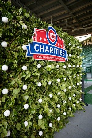 Cubs Charities Bricks and Ivy 2023 at Wrigley Field in Chicago, Illinois | 26 more photos on PartySlate Field Of Dreams Party, Chicago Themed Party, Wrigley Field Ivy Wall, Wrigley Field Painting, Wrigley Building Engagement, Chicago Wallpaper, Chicago Field Museum, Wrigley Building Chicago, Wrigley Field Chicago