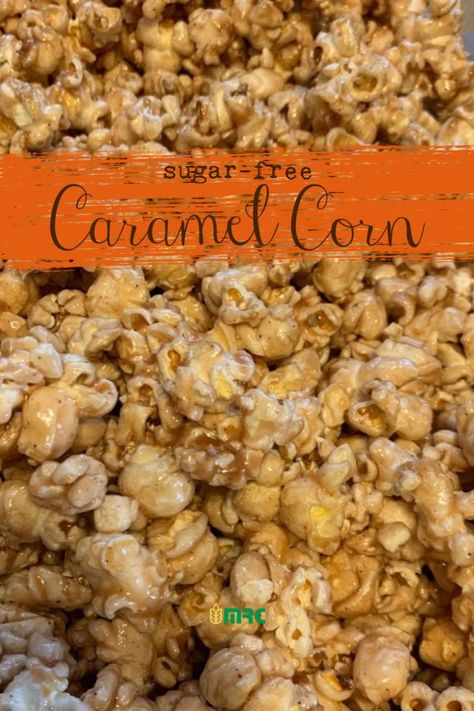 Recipe Image: Caramel Corn Sugar Free Caramel Popcorn, Keto Carmel Popcorn, Keto Caramel Popcorn, Meta Meals, Beehive Ideas, Sugar Free Caramel Sauce, Keto Popcorn, Metabolic Research Center, Mrc Recipes