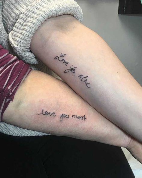 Matching Auntie And Niece Tattoos, Mother And Daughter Tatoos, Niece Tattoo, Mommy Daughter Tattoos, Moving On Tattoos, Small Chest Tattoos, Dog Paw Tattoo, This Kind Of Love, Semicolon Tattoo