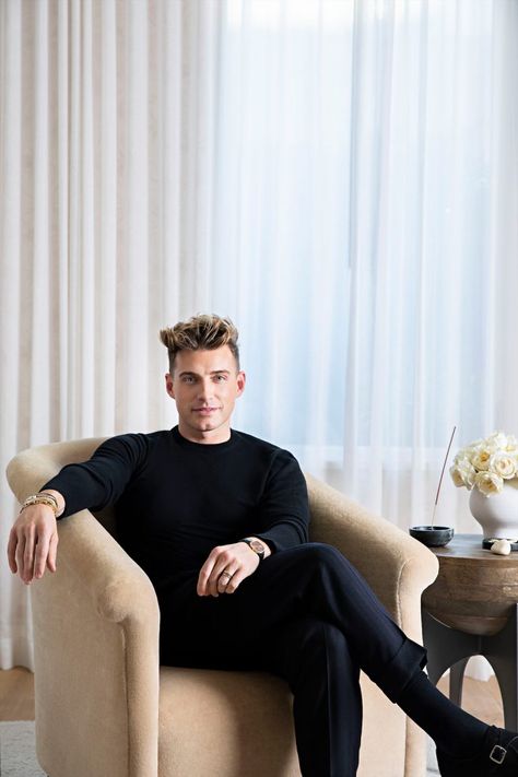 Jeremiah Brent Style, Jeremiah Brent Design, Interior Designer Photoshoot, Cleaning Your House, Nate And Jeremiah, Men Portrait, Jeremiah Brent, Hood Design, Environmental Portraits