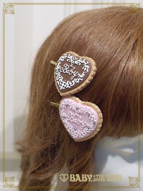 Choco Girl, Choco Biscuit, Neapolitan Ice Cream, Chocolate Girls, Sweet Lolita, All Things Cute, J Fashion, Hair Pin, Lolita Fashion