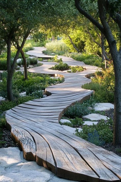 Veneer Art, Garden Wood, Video Garden, Landscape Architecture Design, Have Inspiration, Garden Structures, Outdoor Landscaping, Japanese Garden, Backyard Landscaping Designs