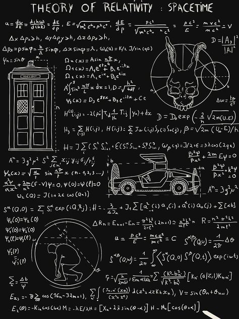 Math Wallpaper, Cool Science Facts, Theory Of Relativity, Physics And Mathematics, Quantum Mechanics, Dark Wallpaper Iphone, Quantum Physics, Science Facts, Space And Astronomy