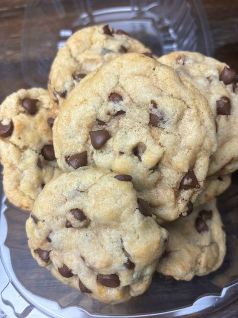 Chocolate Chip Cookies - Etsy Christmas Chocolate Chip Cookies, Studying Food, Soft Chocolate Chip Cookies, Easy Sugar Cookies, Junk Food Snacks, Yummy Comfort Food, Food Goals, Food Obsession, Sweet Snacks