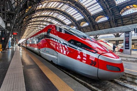 How Is the Train From Paris To Rome and Other Italian Destinations Train Italy, Train Route, Cities In Italy, Night Train, Train Service, Speed Training, Train Journey, Northern Italy, Train Rides