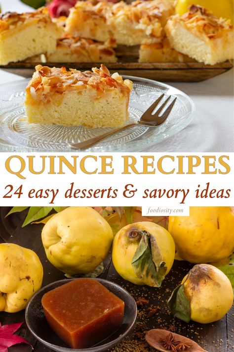 Quince Recipes Desserts, Quince Fruit Recipes, Quince Food Ideas, Quince Compote, Quince Desserts, Quince Pie, Red Wine Dessert, Quince Food, Quince Recipes