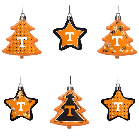 Tennessee Ornament, Tennessee Christmas, Tennessee Football, Oklahoma State Cowboys, Six Packs, Oklahoma State, Tennessee Volunteers, Print Decals, Snowman Ornaments