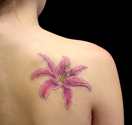 Stargazer Lilly Tattoo, Pink Lily Tattoo, Stargazer Tattoo, Pink Stargazer Lily, Stargazer Lily Tattoo, Gardenia Tattoo, Lily Tattoo Meaning, Stargazer Lilly, Lilly Tattoo