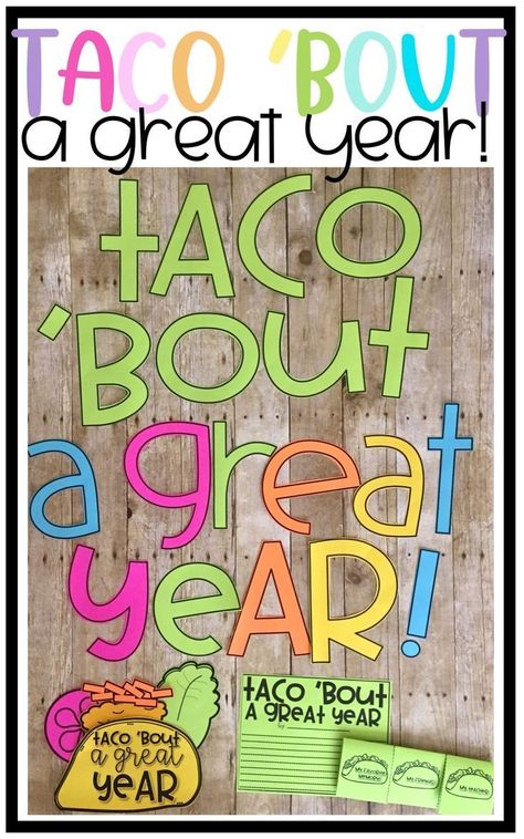 Taco 'Bout a Great Year! Fun taco themed activities to end the year in a fun and engaging way! Taco Craft, Kindness Activity, Cactus Classroom, End Of The Year Activities, End Of Year Party, Kindness Activities, First Year Teaching, End Of Year Activities, Fiesta Theme