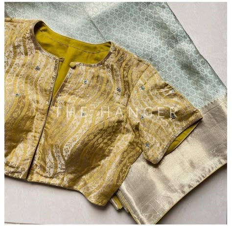 Front Blouse Neck Designs, Checks Blouse Designs For Saree, Latest Pattern Blouse Designs, Banaras Blouse Designs, Zari Blouse Design, Banaras Blouse Designs Latest, Bandhni Blouse Designs Latest, Banaras Blouse, 50 Blouse Designs