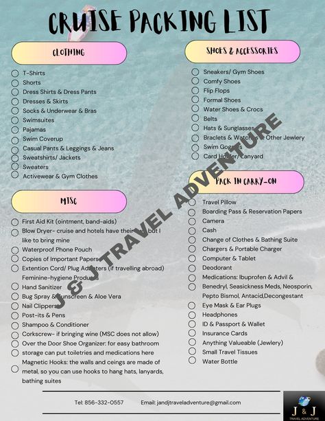 Cruise Tips and Cruise Packing List - useful tips for first time cruisers, or cruisers who are trying a new cruise line, or any cruise traveler who is looking for great tips from an experienced cruiser and travel agent. Honeymoon Cruise Packing List, Men’s Cruise Packing List, Week Cruise Packing List, Cruise Checklist Packing Lists, 5 Day Cruise Packing List, Cruise Essentials For Women, Carnival Cruise Packing List, Cruise Packing List Kids, 7 Day Cruise Packing List