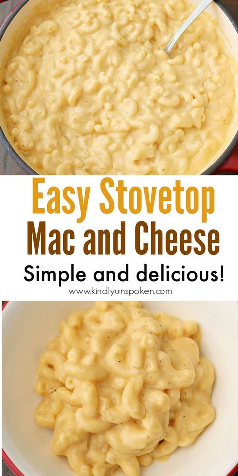 Mac And Cheese Easy, Homemade Mac And Cheese Recipe Easy, Quick Mac And Cheese, Easy Mac N Cheese Recipe, Baked Mac And Cheese Recipe, Bake Mac And Cheese, Best Macaroni And Cheese, Stovetop Mac And Cheese, Easy Mac And Cheese