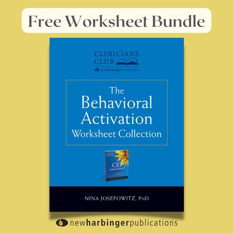 The ‘Behavioral Activation Worksheet Collection’ is an exclusive, free resource from the New Harbingers Clinicians Club for therapists and clinicians working to help others through these difficult times. Sign up for the Clinicians Club and receive the worksheet collection today: https://www.newharbinger.com/pages/behavioral-activation-worksheet-collection. #mentalhealthprofessionals #therapy #therapists #psychologists #psychiatrists #behavioractivation #cliniciansclub Behavioral Activation, Applied Psychology, Therapy Worksheets, Human Development, Color Worksheets, University Of Toronto, Difficult Times, Help Others, Social Work