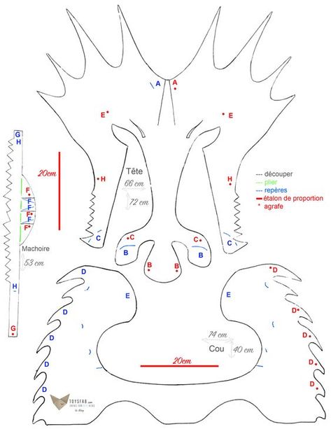 How To Make A Dragon Mask, Cardboard Dragon Head Template, Dragon Cosplay Diy, Cardboard Mask Template, Dragon Head Template, Dragon Mask Template, Paper Mask Template, Dragon Project, Cardboard Costume