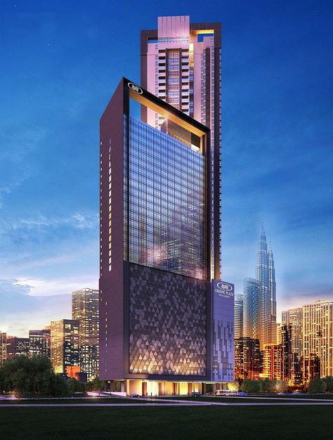 Open Hotel, Kuala Lumpur City, Sky Bar, Skyscraper Architecture, Hotel Amenities, Kuala Lumpur Malaysia, February 2023, Twin Towers, City Centre