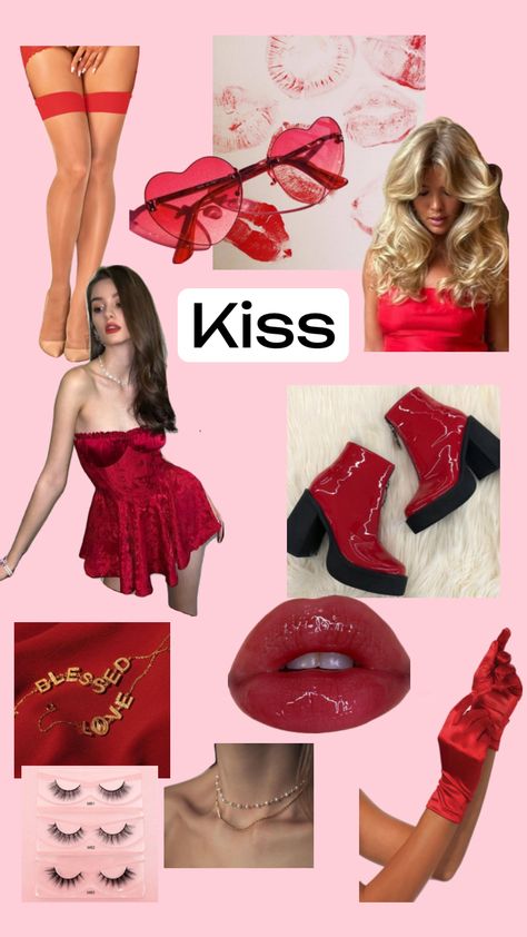 #kiss #marry #kill #outfitinspo #costume #vibes #helloween Kiss Marry Kill Halloween, Kiss Marry Kill Halloween Costume, Kill Halloween Costume, Halloween London, Cute Easy Halloween Costumes, Kiss Halloween Costumes, Karneval Outfit, Kiss Marry Kill, Purim Costumes