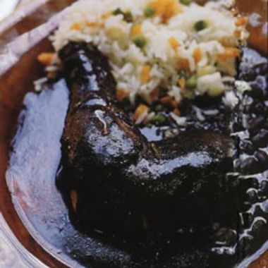 Black Mole Sauce Recipe | SAVEUR Mole Recipes, Mole Sauce Recipe, Savory Chocolate, Black Mole, Mexican Mole, Mole Recipe, Chile Pasilla, Yerba Santa, Mole Sauce