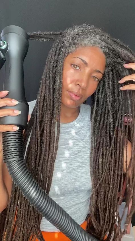 Words by @upsetthegram | Instagram Grey Hair Locs, Gray Locs, Locs Black Women, Short Locs Hairstyles, Hair Remedies For Growth, Dreadlock Styles, Hair Remedies, Hair Wraps, Locs Hairstyles