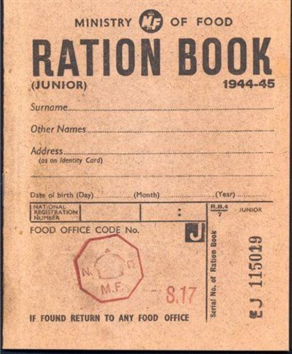 Ration Book Printable, Wwii Christmas, Ration Book, Wartime Recipes, Food Rations, London Blitz, Nutrition Infographic, National Nutrition Month, Museum Education