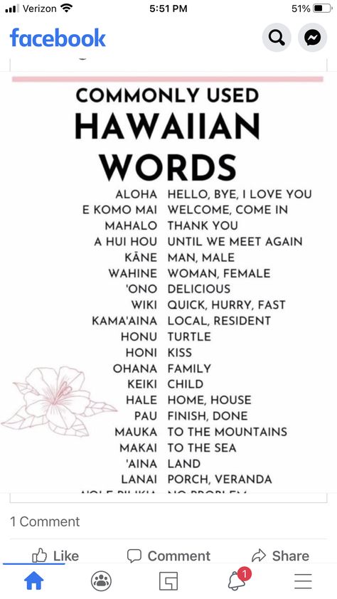 Hawaiian Words And Meanings, Hawaiian Words, We Meet Again, Loving U, Learn English, Like You, I Love You, Hawaii, Meant To Be