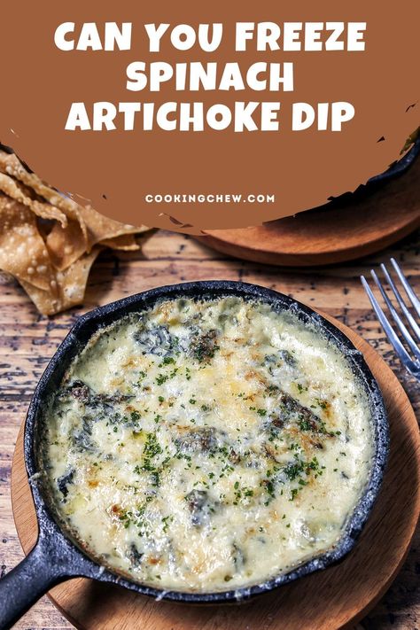 Can you freeze Spinach Artichoke Dip? You can. Make sure your container is airtight and use it within three months for best taste when you are ready to use it. Let’s take a look at more tips. Freeze Spinach, Freezer Burn, Spinach Artichoke Dip, Spinach Dip, Artichoke Dip, Spinach Artichoke, Frozen Spinach, Dip Bowl, Easy Art