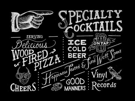 Beer Chalkboard Art, Bar Chalkboard Ideas, Bar Chalkboard, Beer Menu, Chalk Design, Beer Wood, Pizza And Beer, Chalkboard Lettering, Menu Inspiration