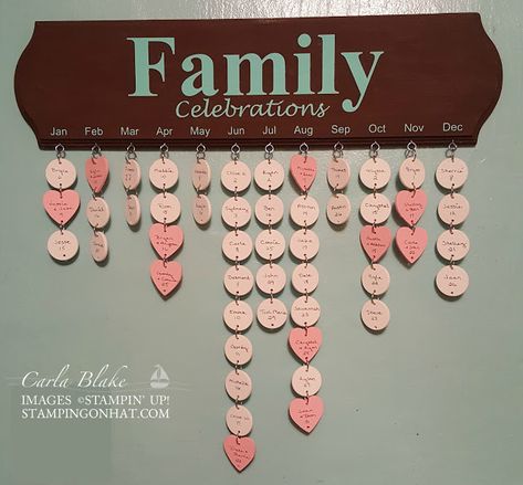 Family Celebrations Board, Celebration Board, Family Birthday Board, Birthday Reminder, Cadeau Parents, Family Calendar, Birthday Calendar, Decoration Photo, Garden Architecture