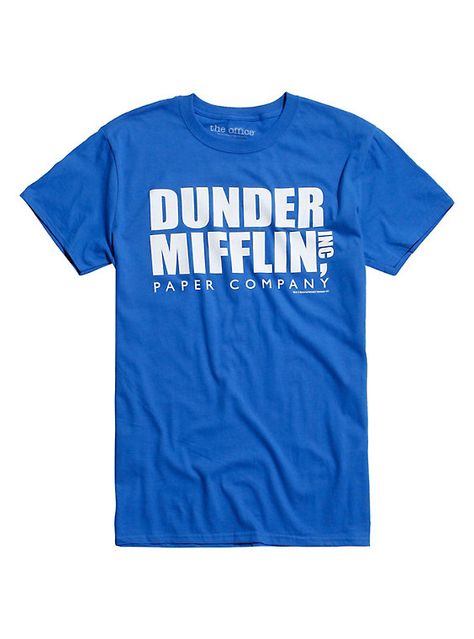 The Office Dunder Mifflin T-Shirt Dunder Mifflin Shirt, The Office Tshirt, Award Acceptance Speech, Office Birthday, Running Costumes, Funny School, Dunder Mifflin, Mom Jokes, The Office Shirts