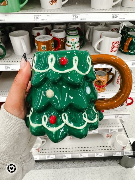 Christmas tree mug found at Target for just $5! Christmas, Christmas decor, coffee mug, coffee, home decor Follow my shop @kimmymanzo on the @shop.LTK app to shop this post and get my exclusive app-only content! #liketkit #LTKSeasonal #LTKhome #LTKHoliday @shop.ltk https://liketk.it/4m0ig