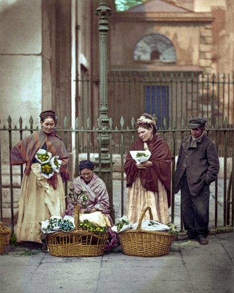 Incredible colourised pics bring Victorian era to life revealing London’s busy streets in decade Charles Dickens died