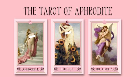 The Tarot of Aphrodite - A 79 Tarot Card Deck by Bluemoon Publishing — Kickstarter Aphrodite Tarot, Tarot Card Art, The Divine Feminine, Tarot Cards Art, Tarot Card Decks, Card Deck, Tarot Deck, The Divine, Divine Feminine