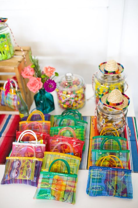 Fiesta Gift Bags, Fiesta Theme Goodie Bags, Mexican Birthday Party Favors, Mexican Party Goodie Bags, First Fiesta Goodie Bags, Fiesta Birthday Party Favors, No Time To Siesta Its My First Fiesta, First Fiesta Party Ideas, Mexican Fiesta Party Favors