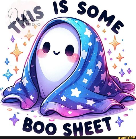 LOL!!! :) This Is Some Boo Sheet, Cute Halloween Cartoons, Halloween Illustration Cute, Scene Moodboard, Spooky Halloween Drawings, Cute Halloween Backgrounds, Funny Sublimation Designs, Cute Halloween Art, Cute Drawing Ideas