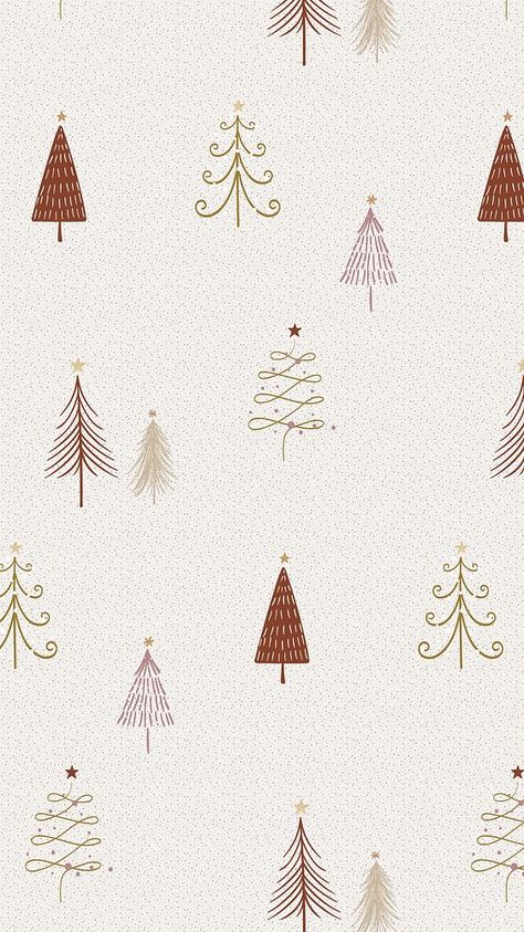 Cream Christmas mobile wallpaper, cute doodle pattern | premium image by rawpixel.com / Busbus Christmas Wallpaper Presents, Minimal Christmas Background, Minimal Christmas Wallpaper, Christmas Pattern Wallpaper, Iphone Christmas Wallpaper, Vintage Christmas Pattern, Christmas Screen Savers, Cute Christmas Backgrounds, Christmas Wallpaper Iphone