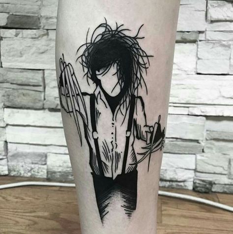 Edward Scissorhands Tattoo Scissorhands Tattoo, Edward Scissorhands Tattoo, Herren Hand Tattoos, Edward Scissor, Tim Burton Tattoo, Movie Tattoos, Tattoo Trend, Theme Tattoo, Disney Tattoo