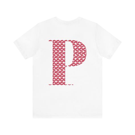 Letter P Kiss-Print T-Shirt - Wear Your Love |Love Print Tee, Kiss Adorned Shirt, Romantic Apparel, Affectionate Clothing, Unique Gift Ideas by GourleyGoods on Etsy Pink T-shirt With Letter Print For Anniversary, Kiss Print Shirt, Summer Heart-shaped Letter Print T-shirt, Trendy Heart-shaped Letter Print T-shirt, Heart-shaped Graphic Print T-shirt For Streetwear, Kiss Print, The Letter P, Playful Kiss, Sweet Kisses