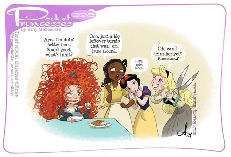 Disney Lovers! • Instagram New Pocket Princess, Pocket Princess Comics, Amy Mebberson, Disney Princess Comics, Disney Universe, Pocket Princess, Spiderman Spiderverse, Pocket Princesses, Princess Stuff