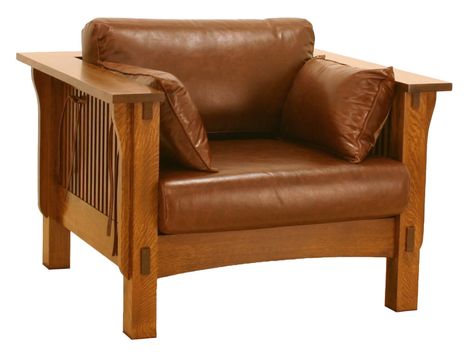 American Mission Spindle Sofa Chair Mission Chair, Spanish Mission, Morris Chair, Casual Chairs, Stickley Furniture, Mission Style Furniture, Wood Furniture Plans, Craftsman Design, Mission Furniture