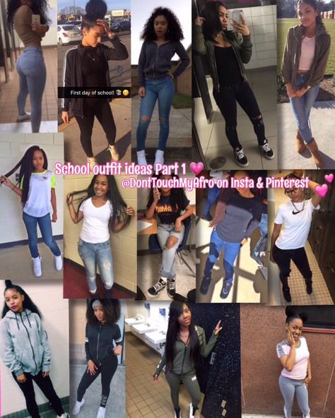 Slay Outfits, Lit Outfits, Girl Tips, Girl Life Hacks, Girls Life, Back To School Outfits, Cute Fits, Baddie Outfits, School Outfit