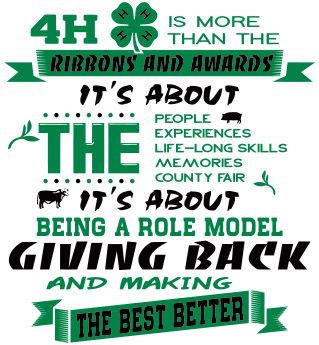 4-H Club Shirts - Custom 4-H Club T-Shirt Design - 4H is About (cool-340i1) - visit us at www.izadesign.com for MORE 4-H Club shirt design ideas! 4h Activities, 4 H Quotes, 4-h Poster Ideas, 4h Crafts, Livestock Quotes, 4h Fair, 4 H Clover, 4h Project Ideas, 4h Projects