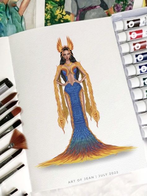 Philippine Mythology
Fashion Illustration
Ibong Adarna Sinulog Festival Costume Sketch, Ibong Adarna Costume, Festival Costumes In The Philippines, Philippines National Costume, Philippine National Costume, Monday Wear, Inspiration Sketch, Mythical Bird, Victorian Vases