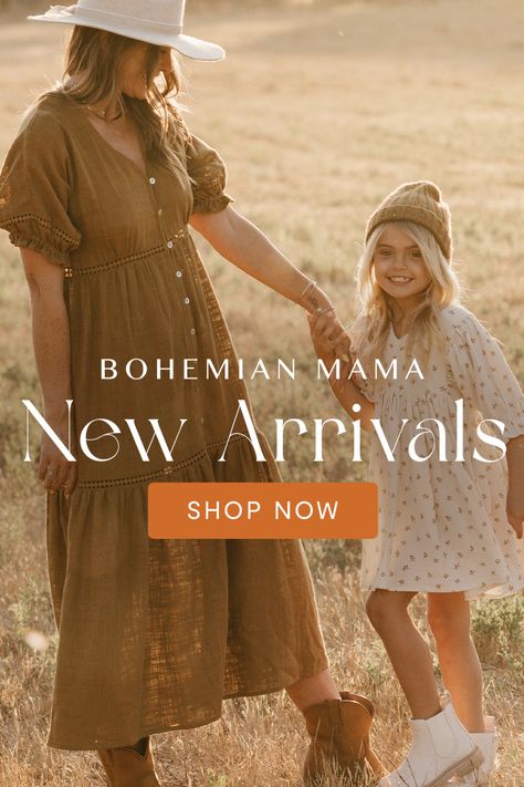 Modern Boho Clothing, Bohemian Mama, Sewing Kids Clothes, Mommy Daughter, Indie Fashion, Sewing For Kids, Modern Boho, Boho Clothing, Mommy And Me