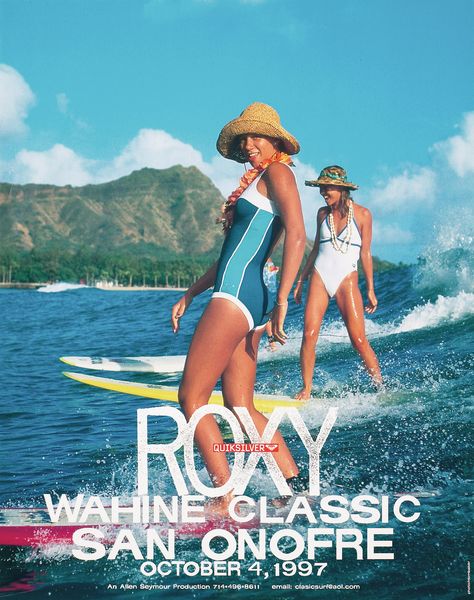 . . good times of roxy . .i remember this advertisement when I was in HS over 11 years ago!!!!!! Vintage Roxy, Slim Tea, Pray For Surf, Tea Ingredients, Female Surfers, Cleanse Detox, Surf Poster, Roxy Surf, Retro Surf