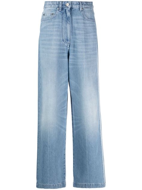 Peter Do whiskering-effect straight-leg Jeans - Farfetch Peter Do, Oversized Jeans, Denim Pants Women, Straight Fit Jeans, Pants Women, Denim Pants, Fit Jeans, Straight Leg Jeans, Leg Jeans