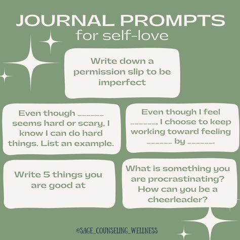 Journaling can be so effective for your self-love journey. Save these for your journal time! Source: https://tinybuddha.com/blog/20-journaling-prompts-to-help-you-love-yourself/ #selflove #journalprompts #journaling #selfcare #innerwork #innerhealing #healingjourney #qotd #mentalhealthblogger #mentalhealthjourney Premarital Counseling, Highly Sensitive People, Journaling Prompts, Love Journal, Sensitive People, Social Media Games, Inner Healing, Can You Be, Healing Journey