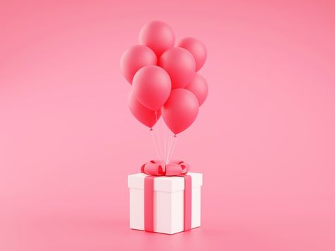 Pink Pastel Background, Background For Birthday, Flying Balloons, Bunch Of Balloons, Congratulations Images, Flying Balloon, Anniversary Congratulations, Photography Gifts, Pastel Background